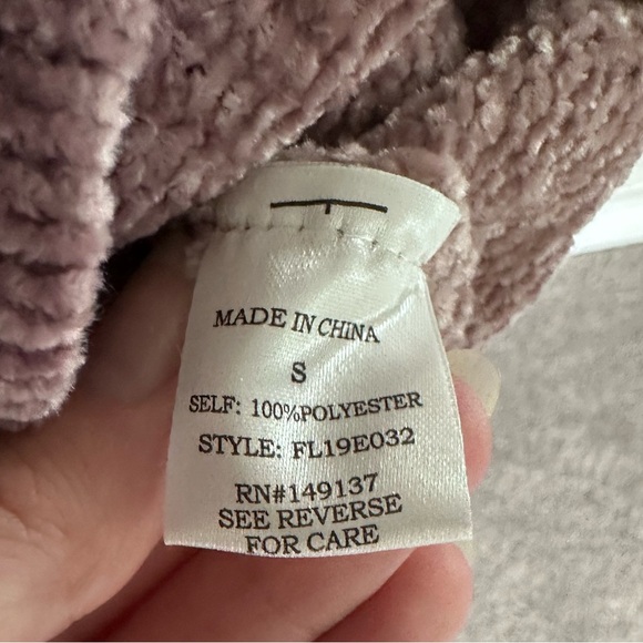 Red Dress Chenille Sweater Dress - Picture 5 of 5